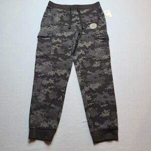 Sonoma Community Cargo Jogger Mens M Grey NEW Digital Camo Freedom 1776 Patch